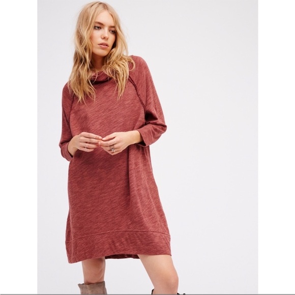 Free People FP Beach Cowl Neck Dress - Picture 1 of 7